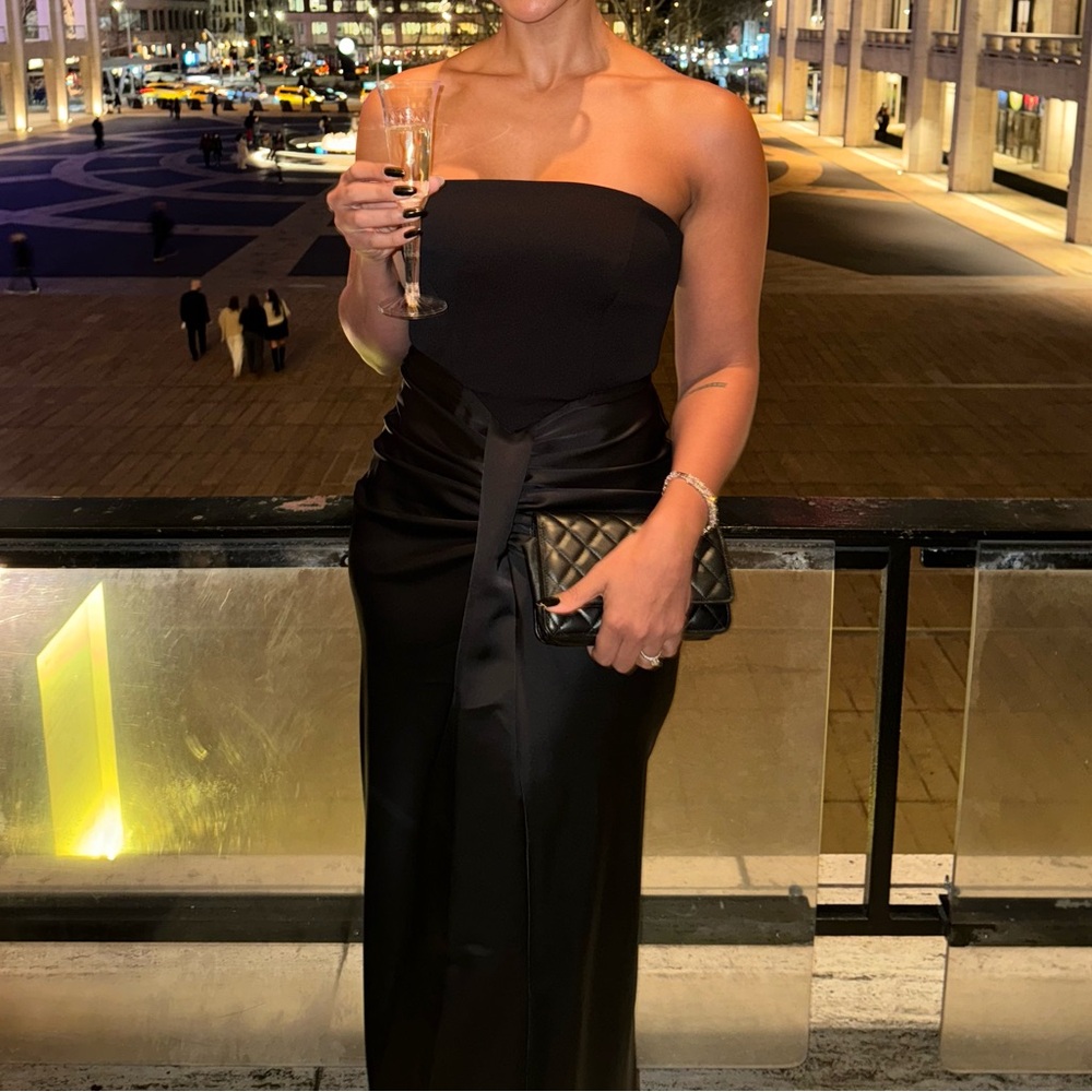 Betsy & Adam Elegant Black Gown